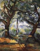 Paul Cezanne tree oil painting reproduction
